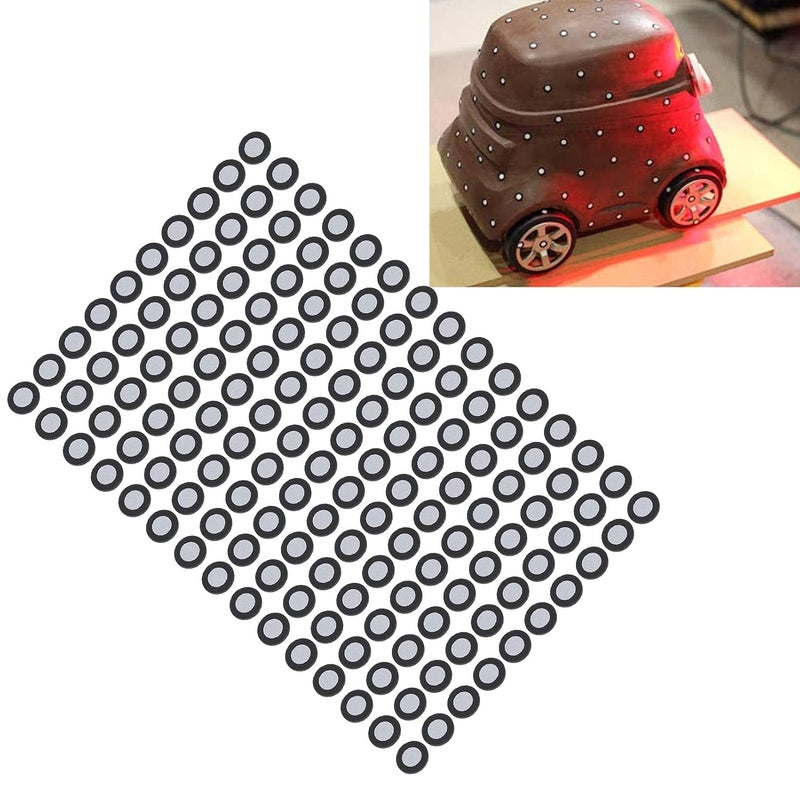 150 قطعة أهداف نقطية مغناطيسية عاكسة للمسح ثلاثي الأبعاد بقطر داخلي 6 مم وقطر خارجي 10 مم للتتبع البصري - Image 2